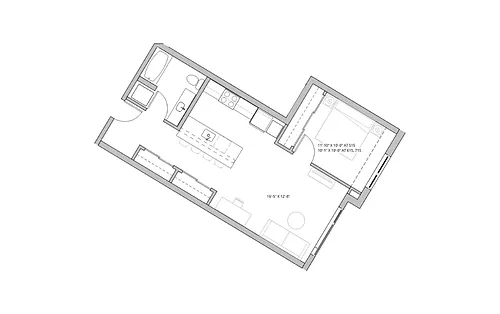 Floor plan 1X1 - C9