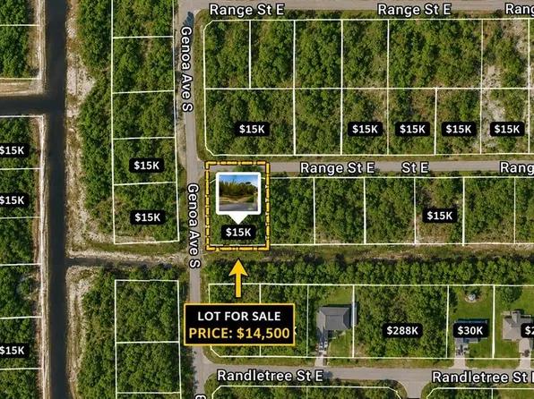 1106 RANGE STREET E LOT 15, LEHIGH ACRES, FL 33974