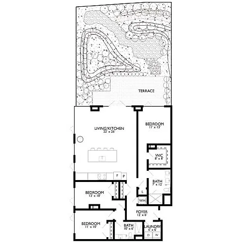 Floor plan Ravel 3A20LT
