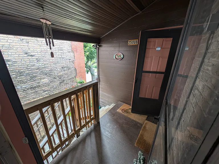 back walkup from bedroom #2