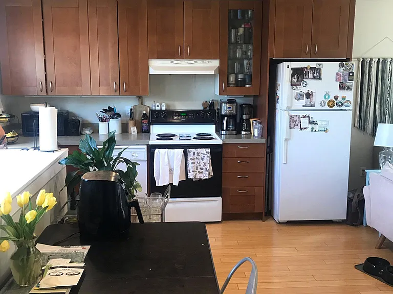 Kitchen and eating area