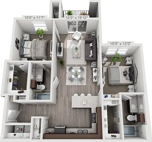 Floor plan B1