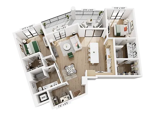 Floor plan B13