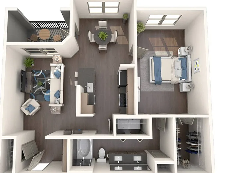 1 Bedroom | 1 Bath | 916 SF 1 Bedroom | 1 Bath | 916 SF