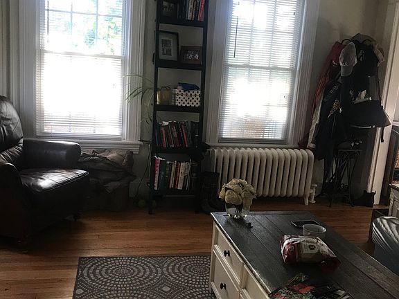 View of Living Room to the front porch