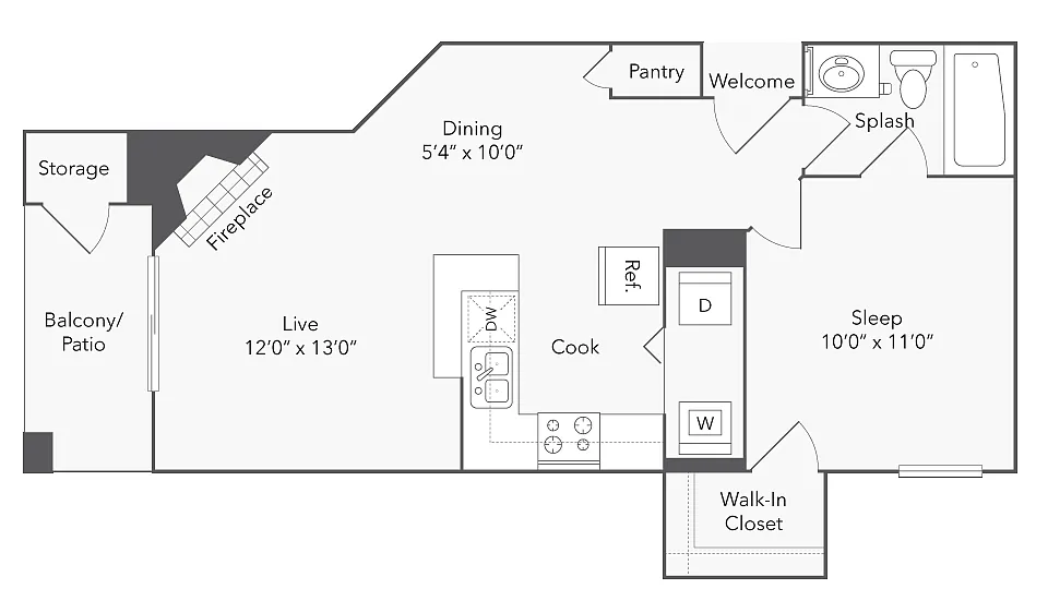 Floor plan Aloca