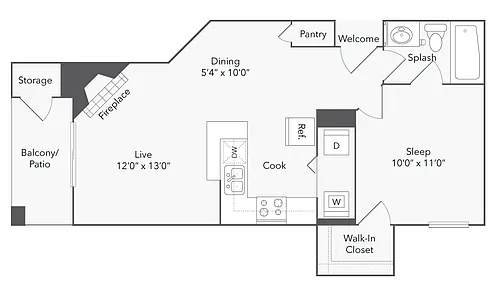Floor plan Aloca