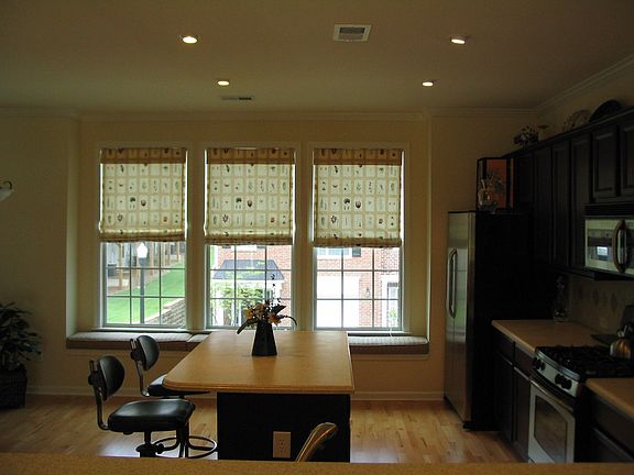 spacious kitchen with island