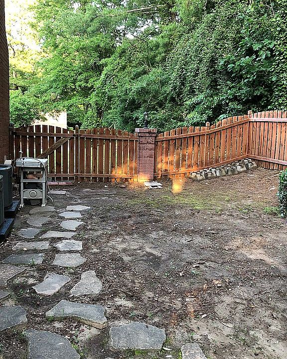 Enter Backyard from Sunroom