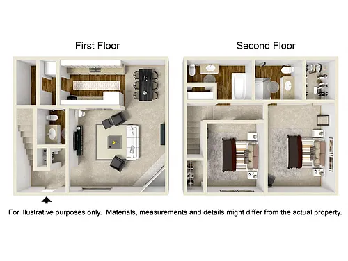 Floor plan 2H - TOWNHOME