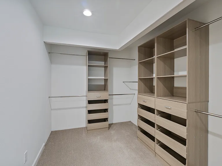 Primary walk in closet