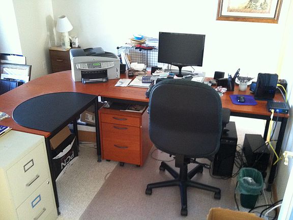 First floor bonus room...perfect for home office or exercise room.