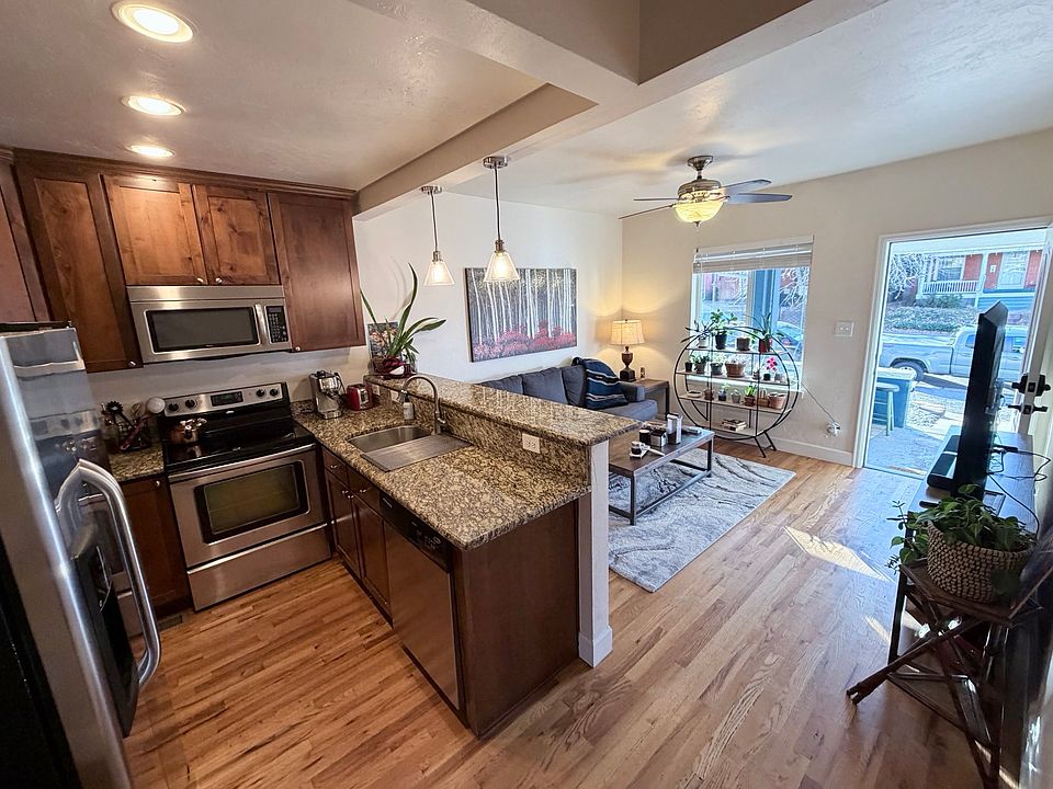 Kitchen and living room