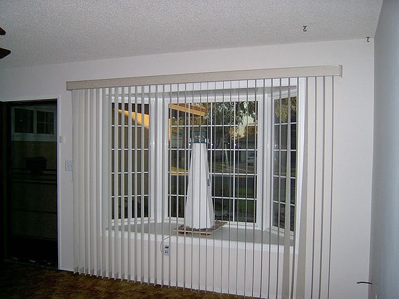 Bay window in living room