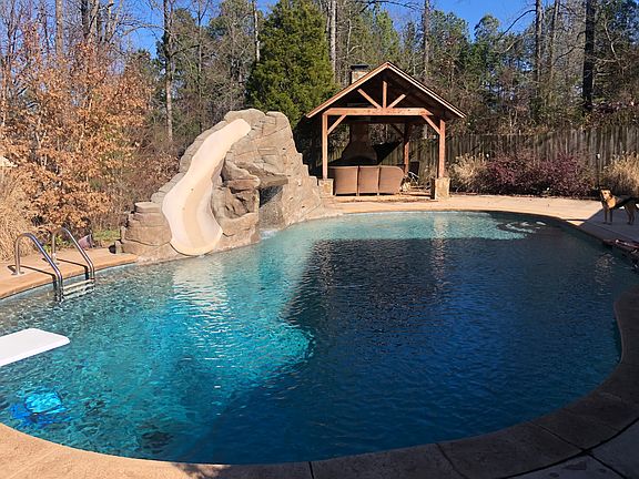 Custom pool and covered area