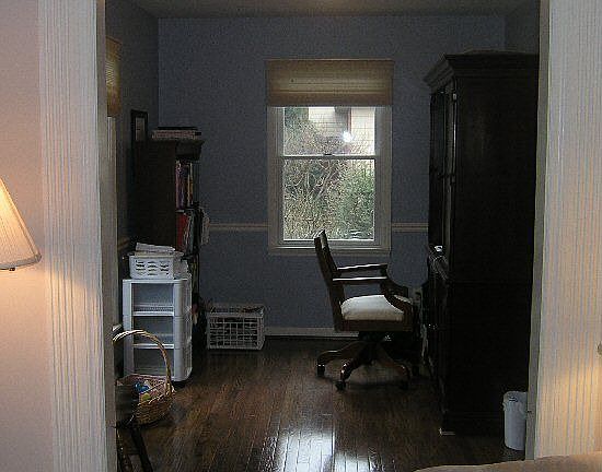 Formal dining, currently used as an office.