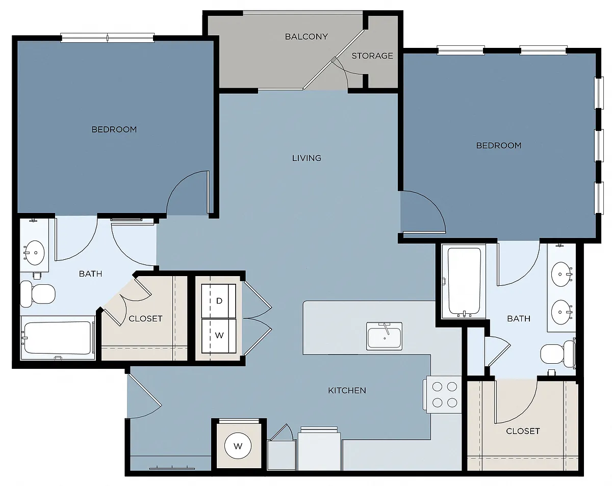 Floor plan ABXB1A