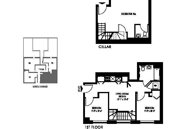 2nd image of 1329 Myrtle Ave APT 1C