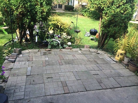 private patio off kitchen