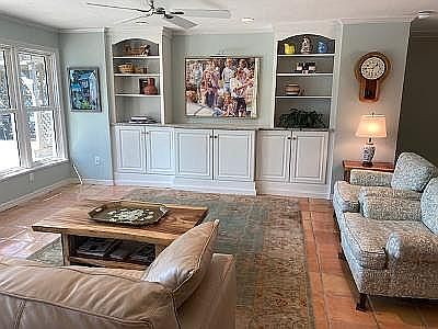 Living Room Built-In Cabinet
