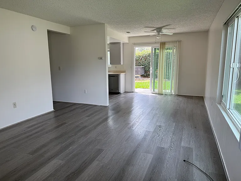 living room + dining area