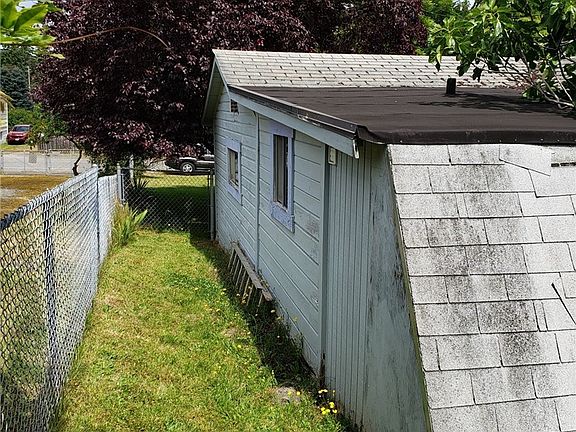 West side yard taken from the southwest corner of the lot