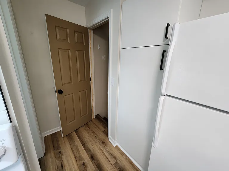 Kitchen Pantry and Basement door
