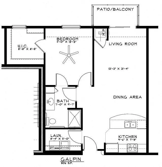 Floor plan Galpin
