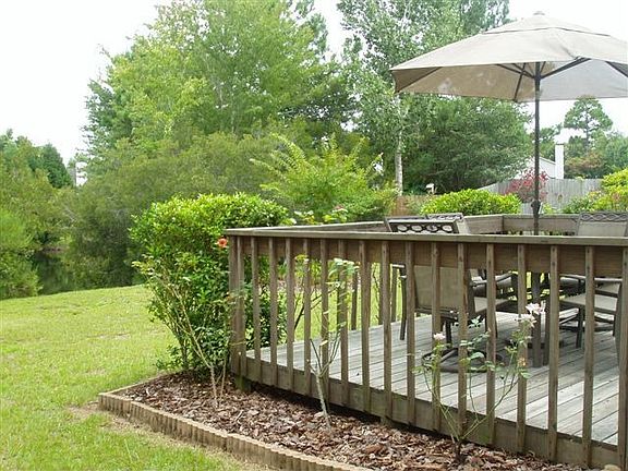Private Deck w/ pond view