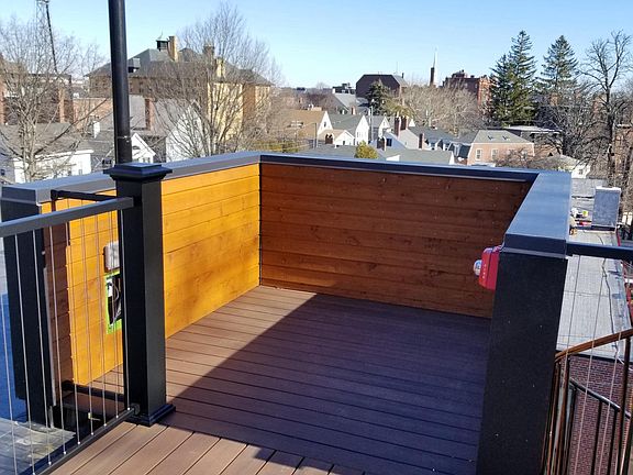Roof Deck Looking towards downtown Portsmouth