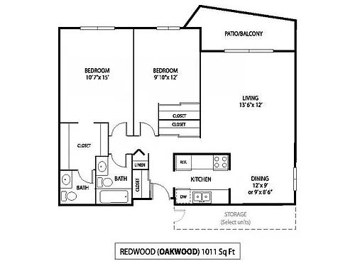Floor plan Redwood