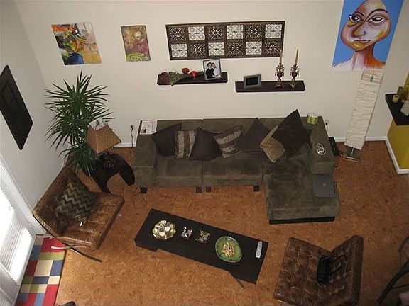 Living Space view from Loft