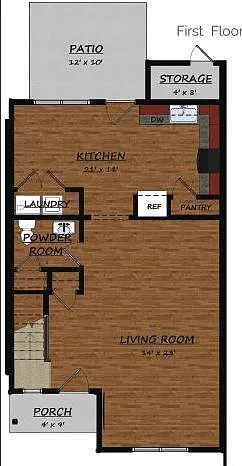 3 bed, 2.5 bath, 1500 sqft, $1,999 — Photo 3