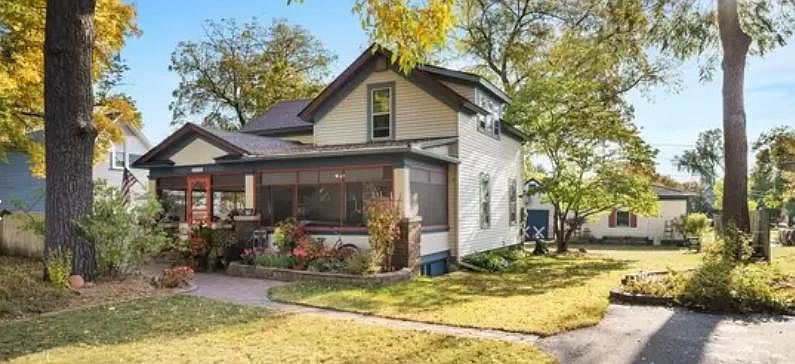 house front with parking pad