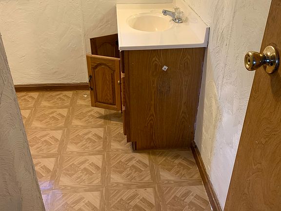 New bathroom flooring. 