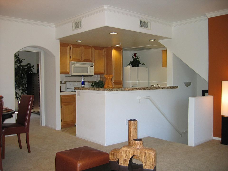 Living room to kitchen (no carpets - ceramic wood floors wer