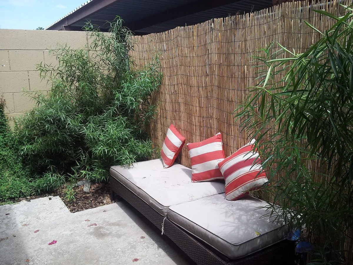 Patio. Staged photo, furniture not included. - 7623 E Montecito Ave