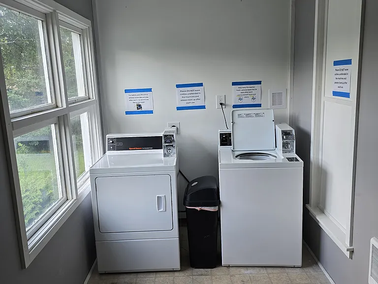 Laundry Room with Coin Laundry