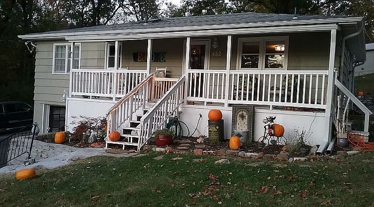 Large front porch