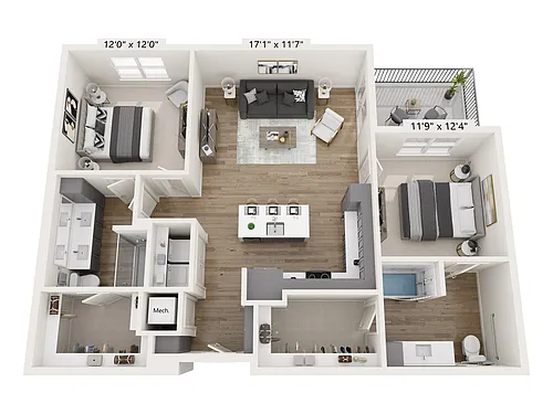 Floor plan B4 (ansi)