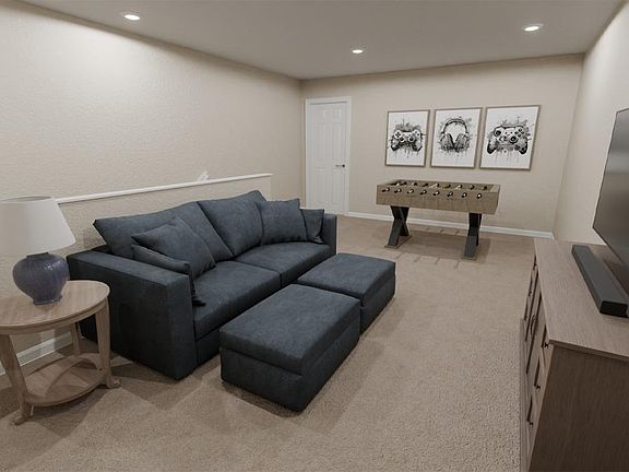 A loft provides desirable flex-use space Artist s rendering