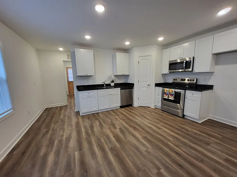 Kitchen and dining area