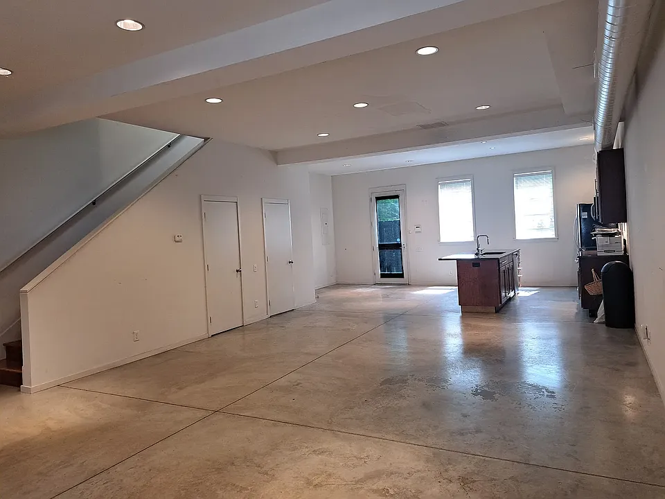 Storage and half bath on 1st floor