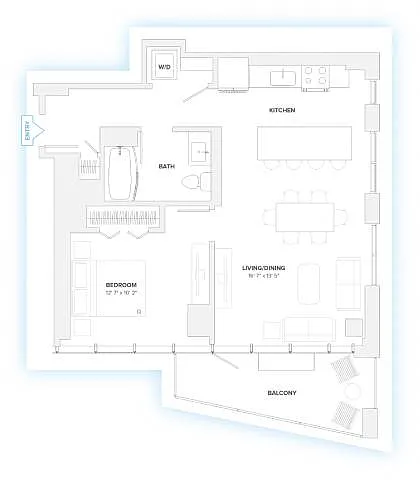 Floor plan 1E