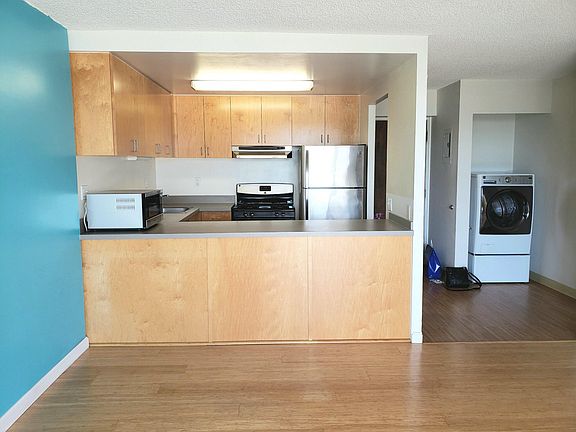 View of Kitchen from the living room