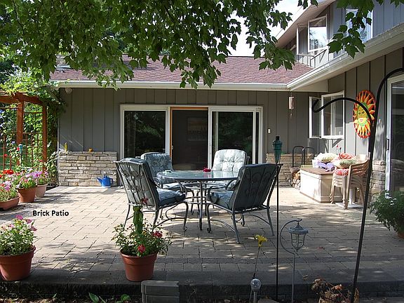 Large paver patio