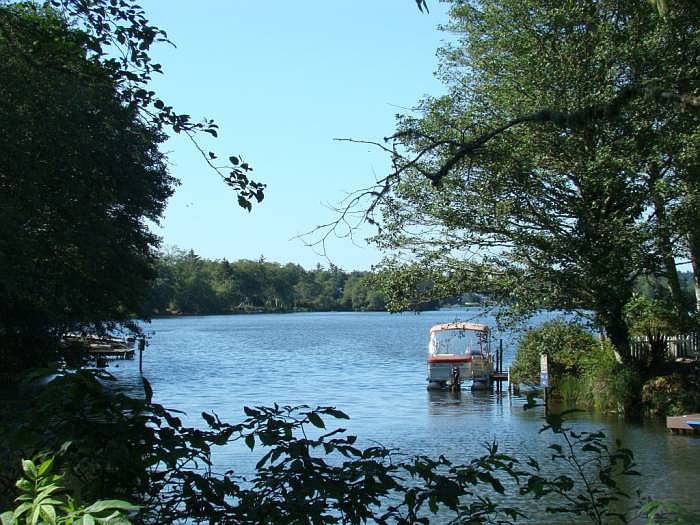 Close-up view up Lake