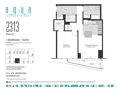 Floor plan aqa113a