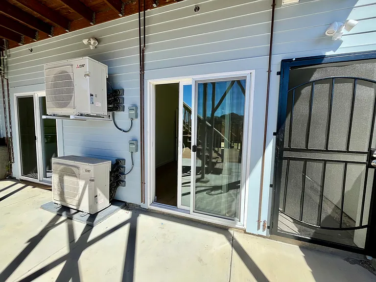 Unit C patio space