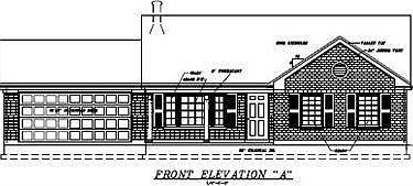 Three Bedrooms, two bath new home with a One-Car Garage.